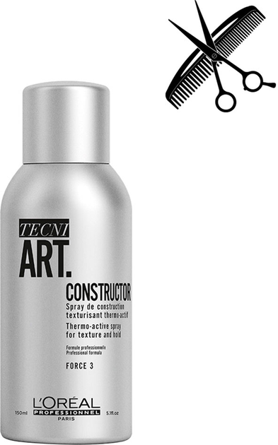 Profesjonalny spray termoaktywny L'Oreal Professionnel Tecni.art Konstruktor do tworzenia tekstury i objętości włosów 150 ml (0000030160279) - obraz 1