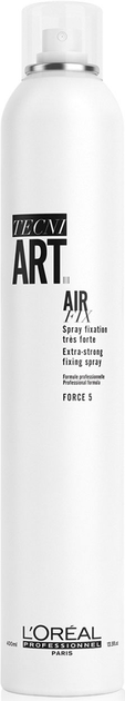 Profesjonalny lakier L'Oreal Professionnel Tecni.art Air Fix Force 5 do włosów bardzo mocnego utrwalenia 400 ml (0000030165373) - obraz 2