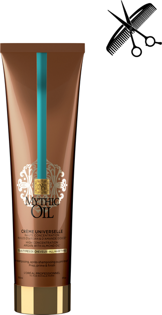 Profesjonalny krem uniwersalny L'Oreal Professionnel Mythic Oil do stylizacji włosów 150 ml (3474636391202) - obraz 1