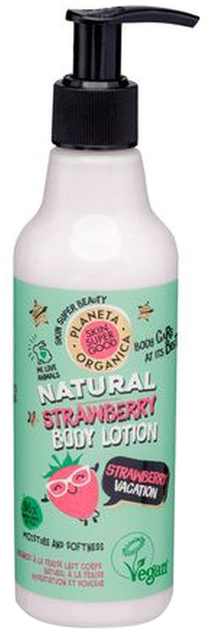 Balsam do Ciała Planeta Organica Skin Super Good Natural Truskawkowy Balsam do Ciała 250 ml (4743318101620) - obraz 1