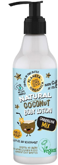 Balsam do ciała Planeta Organica Kokosowy Balsam do Ciała Karaibska mieszanka o aromacie kokosa 250 ml (4743318101637) - obraz 1