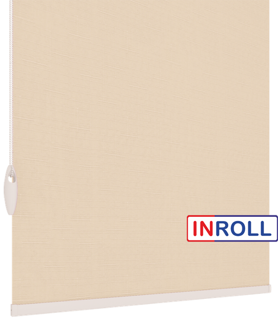 Ролета тканевая INROLL Есо-Mini 42,5х165 см Len Кремово-розовый 2070 - изображение 4