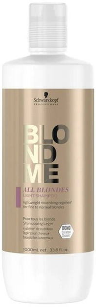 Шампунь Schwarzkopf Professional Blond Me Легкий догляд для всіх типів освітленого волосся 1000 мл (4045787641110) - зображення 1