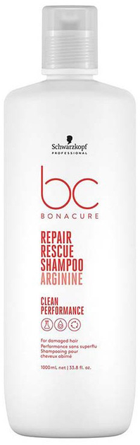 Schwarzkopf Professional BC Bonacure Repair Rescue Szampon do odbudowy włosów 1000 ml (4045787724073) - obraz 1
