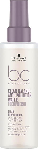 Спрей Schwarzkopf Professional BC Bonacure Clean Balance для захисту волосся від забруднення 150 мл (4045787728934) - зображення 1