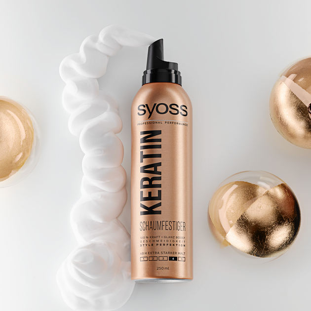 Мус SYOSS Keratin (фіксація 4) 250 мл (5201143155199) - зображення 4
