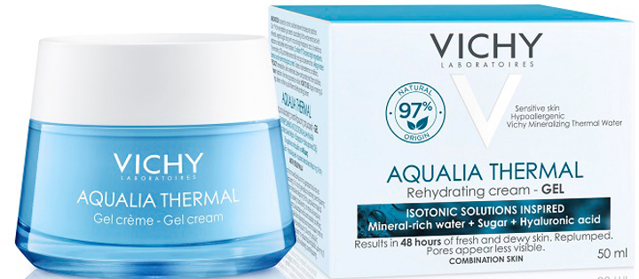 Денний крем-гель Vichy Aqualia Thermal для глибокого зволоження шкіри 50 мл (3337875588775) - зображення 7