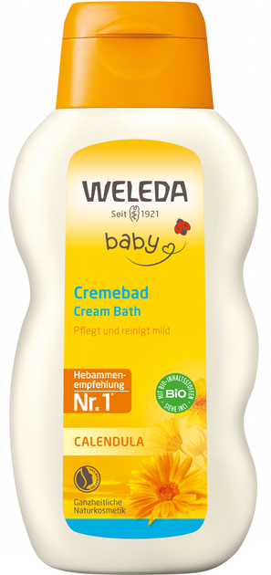 Mleko do kąpieli niemowląt Weleda Calendula 200 ml (4001638096591) - obraz 1