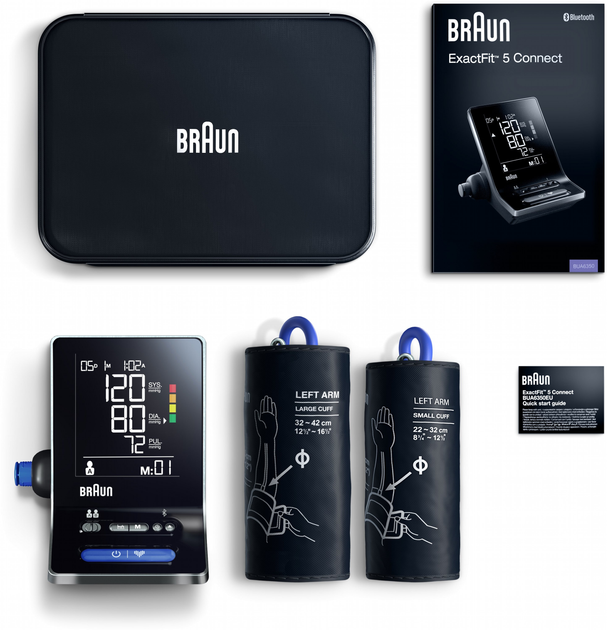 Тонометр BRAUN BPM ExactFit 5 Connect BUA6350 - зображення 3