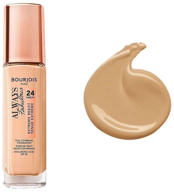 Тональна основа Bourjois Always Fabulous 24H Extreme Resist SPF20 410 30 мл (3614228413480) - зображення 1