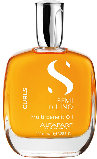 Мульти корисна олія для волосся Alfaparf Semi Di Lino Curls 100 мл (8022297111353) - зображення 1