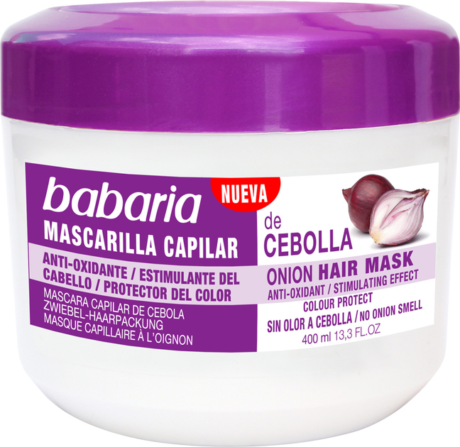 Маска для волосся Babaria з екстрактом цибулі 400 мл (726147) (8410412020992) - зображення 1