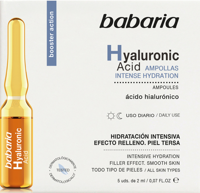 Serum Babaria z kwasem hialuronowym 5 x 2 ml (726150) (8410412100137) - obraz 1