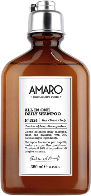 Шампунь Farmavita Amaro All In One Daily Shampoo на кожен день 250 мл (8022033104991) - зображення 1