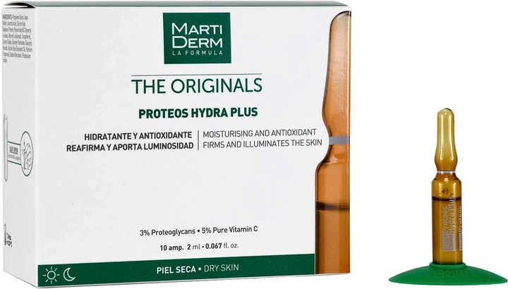 Ampułki MartiDerm The Originals Proteos Hydra Plus 10 szt x 2 ml (8437000435013) - obraz 1