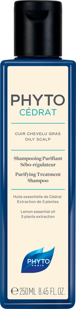 Шампунь Phyto Phytocedrat Sebo-Regulating Shampoo Себорегулювальний для жирного волосся 250 мл (3338221003041) - зображення 1