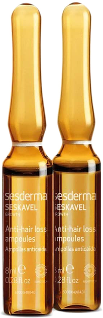 Сироватка в ампулах Sesderma Sescavel проти випадіння волосся 12 шт х 8 мл (8470003407625) - зображення 2