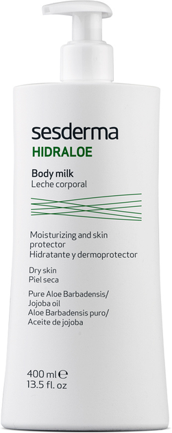 Nawilżające mleczko do ciała Sesderma Hidraloe o działaniu ochronnym 400 ml (8470003979351) - obraz 2