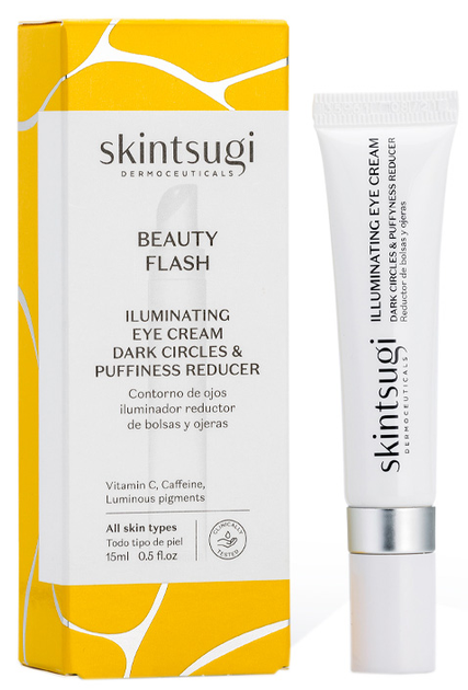 Krem pod oczy Skintsugi Illuminating Eye Cream Dark Circles & Puffyness Reducer rozjaśniający 15 ml (8414719600178) - obraz 1