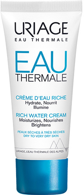 Krem do twarzy Uriage Eau Thermale Rich Water Cream Wzbogacony nawilżający 40 ml (3661434004995) - obraz 1