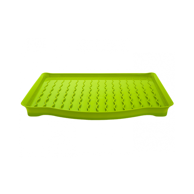 Сушарка для посуду MVM 455x358x35мм пластикова зелена DR-01 GREEN - зображення 3