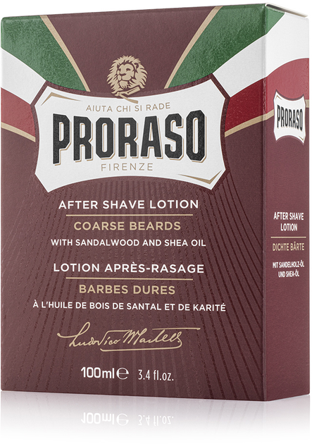 Odżywczy balsam po goleniu Proraso do sztywnego włosia z masłem Shea i olejkiem z drzewa sandałowego 100 ml (8004395004720) - obraz 2