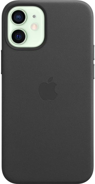 Панель Apple MagSafe Leather Case для Apple iPhone 12 mini Black (MHKA3) - зображення 2