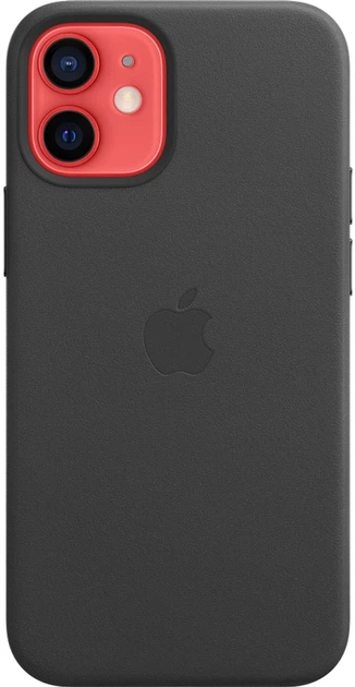 Панель Apple MagSafe Leather Case для Apple iPhone 12 mini Black (MHKA3) - зображення 3