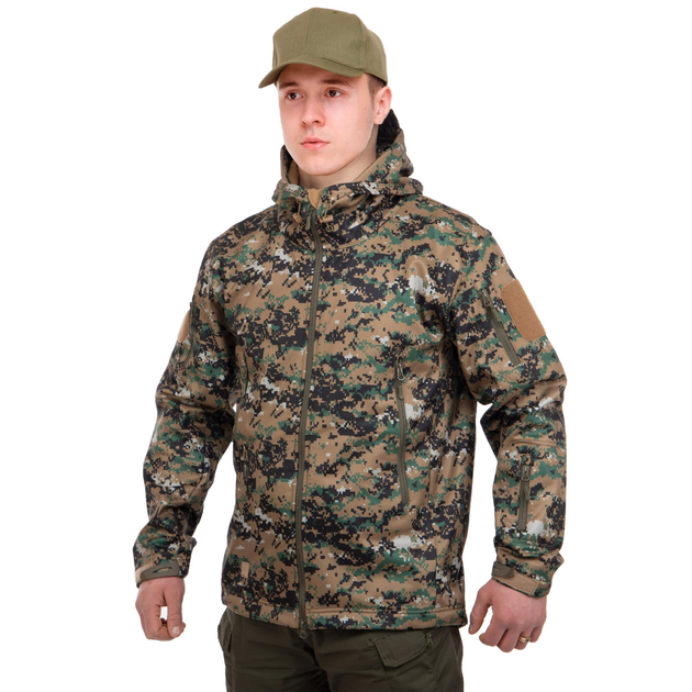 Куртка тактична SP-Sport ZK-20 розмір L Колір: Камуфляж MARPAT Digital Woodland - изображение 1