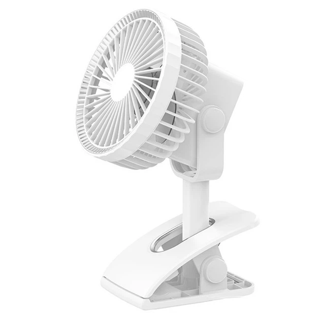 Портативный настольный вентилятор GXQC D607 с прищепкой, на ...