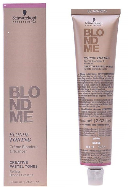 Tonik do włosów Schwarzkopf Professional BlondMe Blonde Toning T-Sand 60 ml (4045787563405) - obraz 1