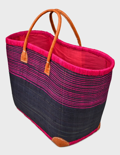 Сумка пляжна Le Comptoir de la plage Mahabo GM велика натуральна ручна робота унісекс One size Violet (ZIK0000018171) - Фото 1 Сумка пляжна Le Comptoir de la plage Mahabo GM велика натуральна ручна робота унісекс One size Violet (ZIK0000018171) - изображение 1
