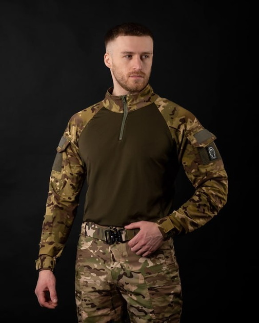 Рубашка боевая тактическая BEZET камуфляж, M - изображение 1