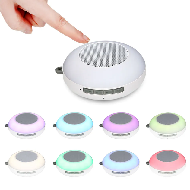 Бездротова Bluetooth-колонка VHG X1 Барвиста LED лампа із сенсорним керуванням і мікрофоном, White - зображення 3
