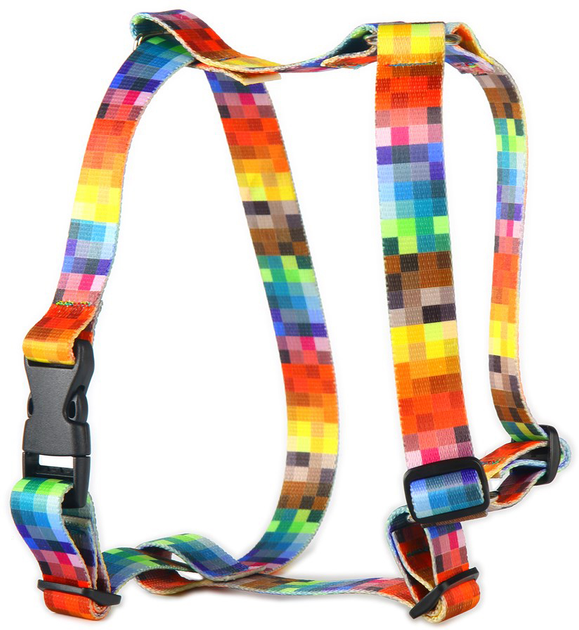 Szelki MATTEO Guard 30-50cm/15mm Pixele (DLPMT1SOS0025) - obraz 1