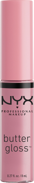 Блиск для губ NYX Professional Makeup Butter Gloss 02 Eclair (0800897818463) - зображення 1