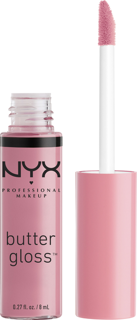 Блиск для губ NYX Professional Makeup Butter Gloss 02 Eclair (0800897818463) - зображення 2