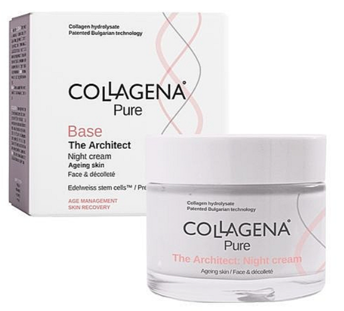 Нічний крем для обличчя Collagena Pure Base The Architect Night Cream 50 мл (3800035000757) - зображення 1