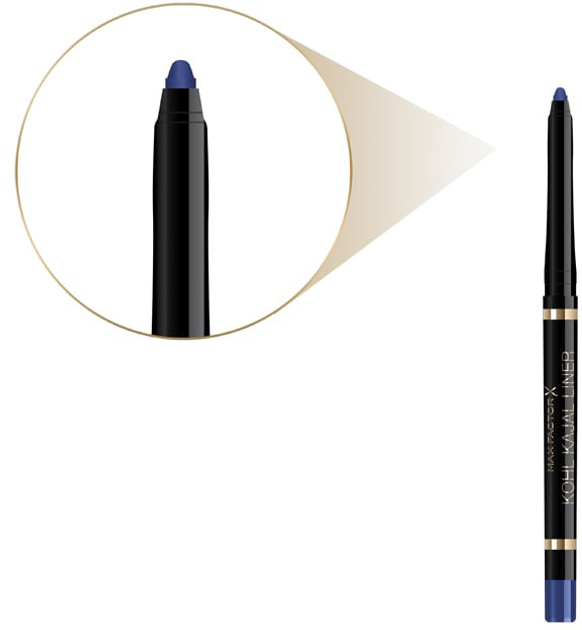Kredka do oczu Max Factor Kohl Kajal automatyczna nr 02 Azure 0,35 g (3607346353820) - obraz 3