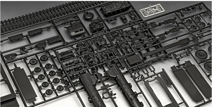 Збірна модель-копія Revell Експрес локомотив BR03 з тендером 136 шт (4009803021669) - зображення 8