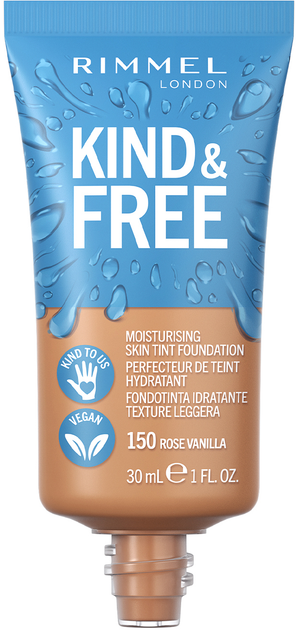 Podkład Rimmel Kind & Free 150 Rose Vanilla 30 ml (3616302990115) - obraz 2