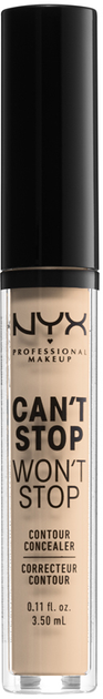 Консилер для обличчя NYX Professional Makeup Can`t Stop Won`t Stop Concealer 06 Vanila 3.5 мл (0800897168582) - зображення 1