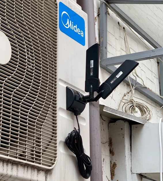 Антенна 3G 4G LTE+ 5G TS9 x2 42 дБ MIMO 2x2 5 м Чорная - Фото 11 Антенна 3G 4G LTE+ 5G TS9 x2 42 дБ MIMO 2x2 5 м Чорная - изображение 11