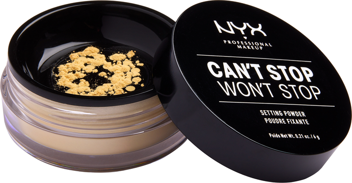 Фінішна пудра NYX Professional Makeup Can`t Stop Won`t Stop Setting Powder 06 Banana 6 г (0800897183745) - зображення 1