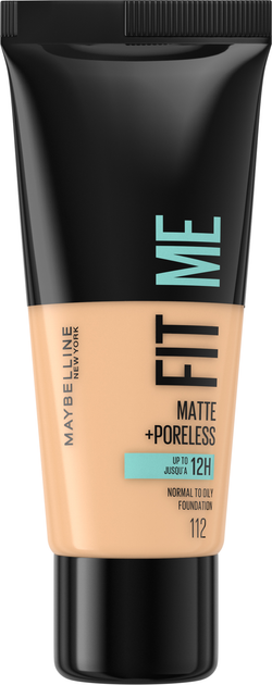 Тональний крем Maybelline New York Fit Me матуючий 112 Soft Beige 30 мл (3600531544652) - зображення 1