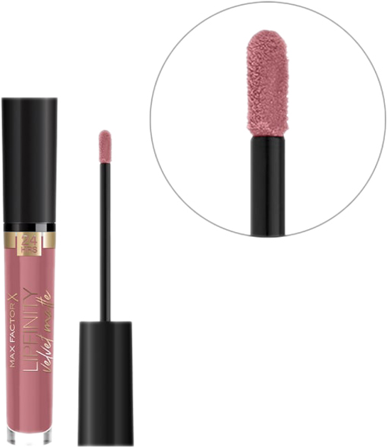 Помада рідка матова Max Factor Lipfinity Velvet Matte № 20 Coco Creme 3.5 мл (8005610629650) - зображення 3
