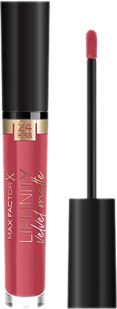 Помада рідка матова Max Factor Lipfinity Velvet Matte № 25 Red Luxury 3.5 мл (8005610629698) - зображення 4