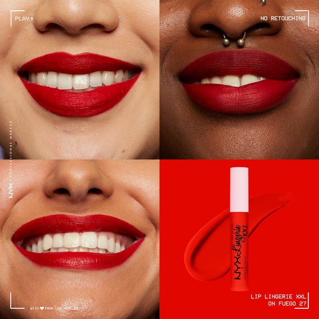 Matowa szminka w płynie NYX Professional Makeup Lip Lingerie XXL Matowy odcień 27 4 ml (0800897132156) - obraz 5