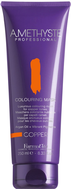 Maska koloryzująca Farmavita Amethyste Copper Mask do odcieni miedzianych 250 ml (8022033016256) - obraz 1