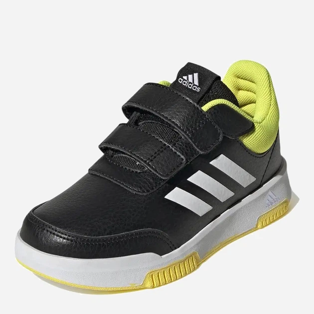 Buty sportowe chłopięce na rzepy adidas Tensaur Sport 2.0 CF GW6441 34 Czarne z żółtym (4065426084627) - obraz 6